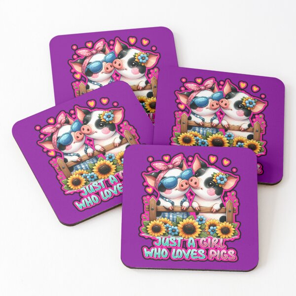 Item preview, Just A Girl Who Loves Pigs designed and sold by WoodburyLake.