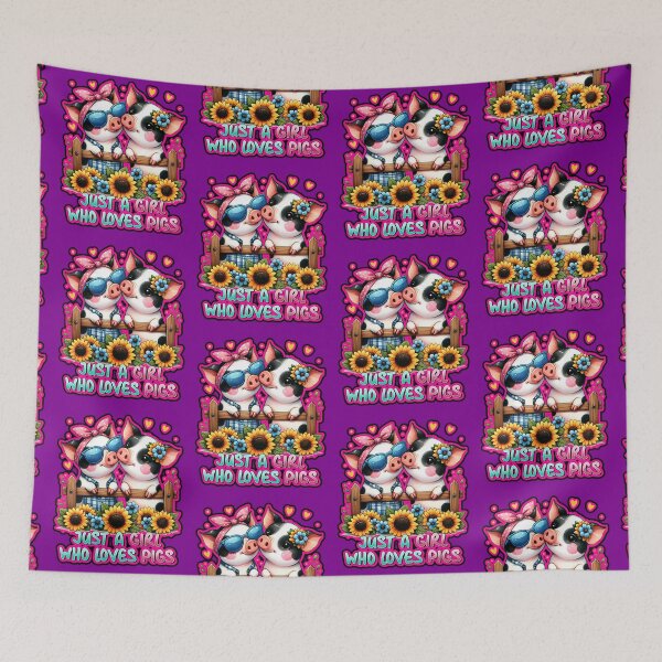 Item preview, Just A Girl Who Loves Pigs designed and sold by WoodburyLake.