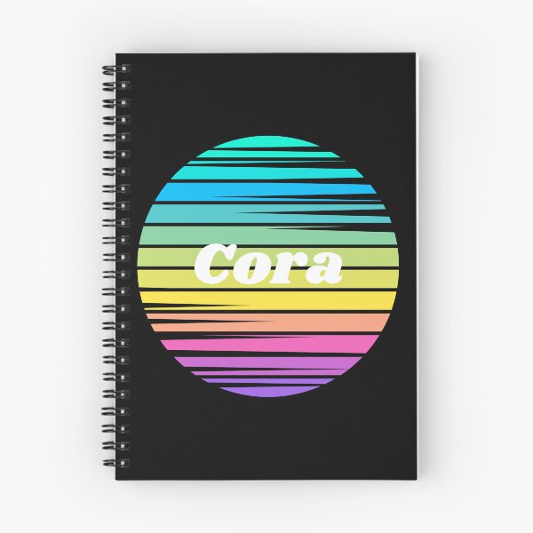 Item preview, Cora | Cora Colorful Name | Sunset Beach | Cool Names | Stripes designed and sold by ShroomMagic.