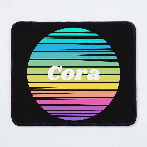 Item preview, Cora | Cora Colorful Name | Sunset Beach | Cool Names | Stripes designed and sold by ShroomMagic.
