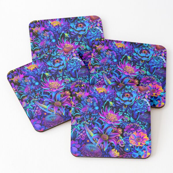 Item preview, Colorful Flowers in Cosmic Style Seamless Pattern: designed and sold by Apkdesigner.