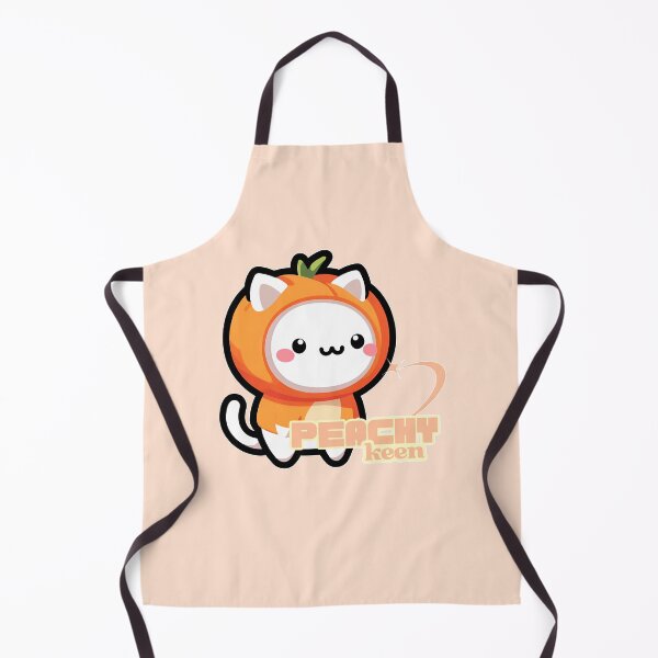Item preview, Peachy Keen | Cute Cat Dressed as a Peach designed and sold by Kimochi-Shop.