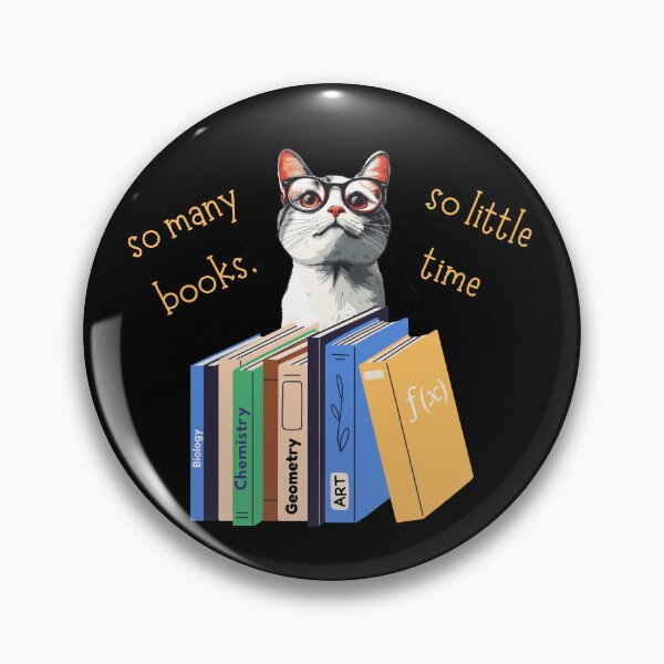 Item preview, Bookworm Cat designed and sold by NatureStyle555.