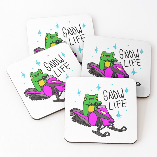 Item preview, Frog is headed out for a rip in the snow! designed and sold by MySistersArt.