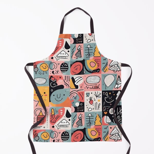 Artikelvorschau, Verspielte Formen: Stoffkunstspaß entworfen und verkauft von purrfect pattern.