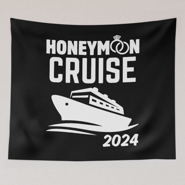 Item preview, Honeymoon Cruise 2024 newlywed bride groom  designed and sold by Comfy Creations.