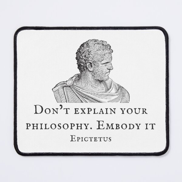 Item preview, Stoic Wisdom Expressed: Epictetus' Profound Call to Action designed and sold by TeeTown Treasure.