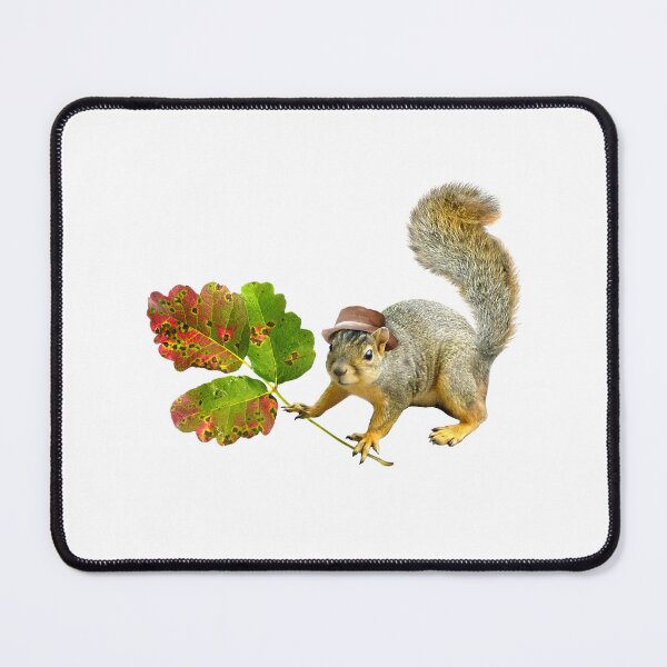 Item preview, Squirrel with Poison Oak designed and sold by catsclips.