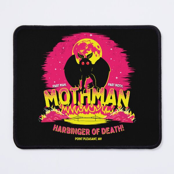 Item preview, Mothman Harbinger of Death! Part Man. Part Moth. Point Pleasant, WV Cute Cryptid designed and sold by strangeology.