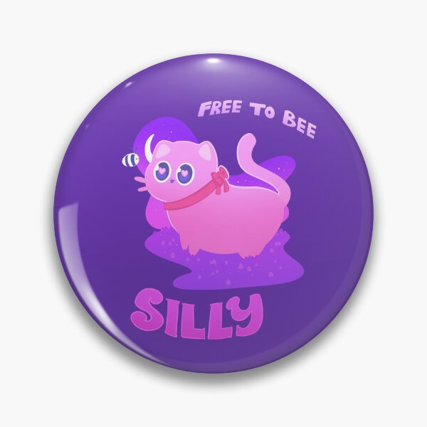 Item preview, Cat and Bee - Free to Bee Silly! designed and sold by sillycattos.