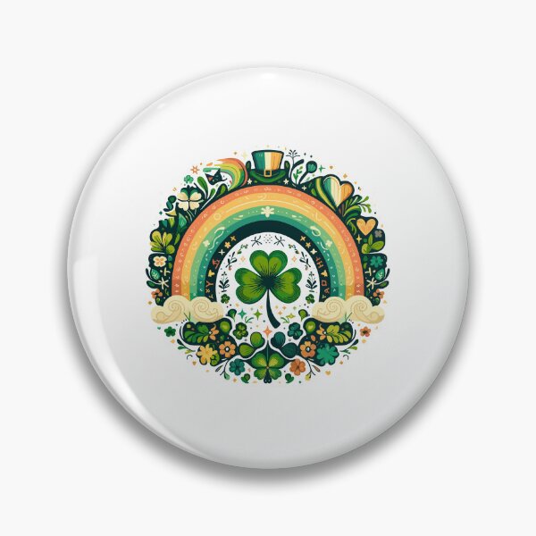 Item preview, St. Patrick's Day Clover Heart and Rainbow Bliss designed and sold by creativechaster.