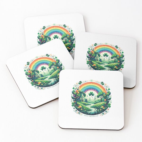 Item preview, St. Patrick's Day Rainbow Harmony and Irish Luck designed and sold by creativechaster.