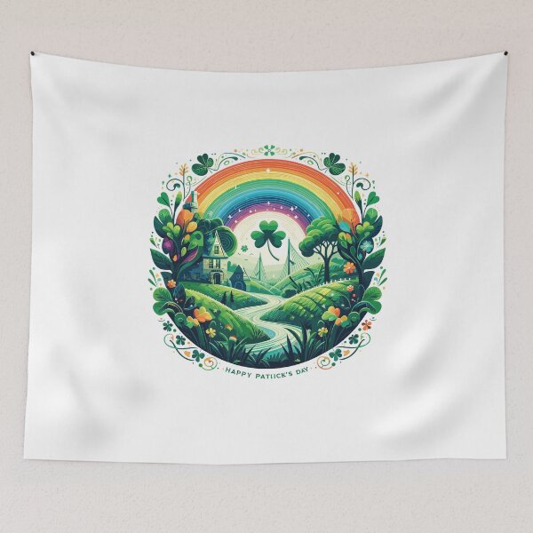 Item preview, St. Patrick's Day Rainbow Harmony and Irish Luck designed and sold by creativechaster.