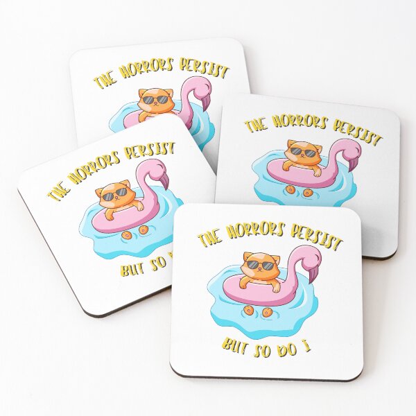 Item preview, The Horrors Persist But So Do I T-Shirt and Sticker designed and sold by DiverseDazzle.