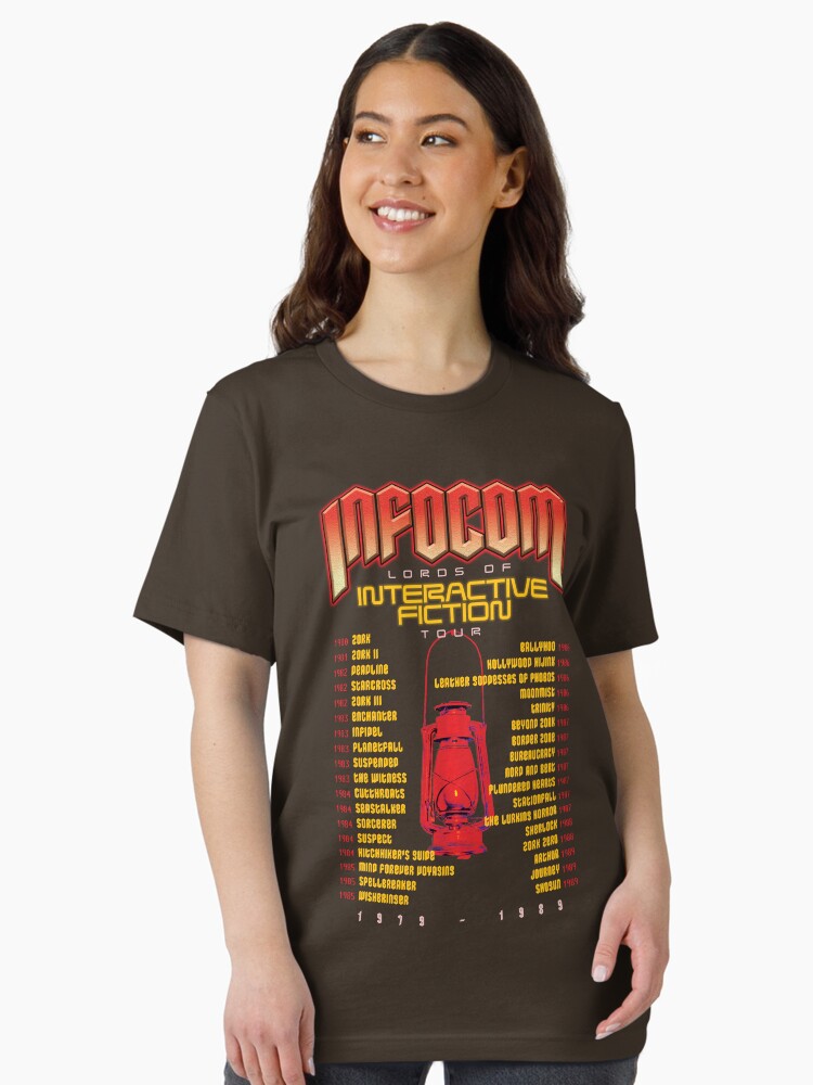 Thumbnail 2 of 7, Essential T-Shirt, Infocom: Lords of Interactive Fiction designed and sold by aaronareed.