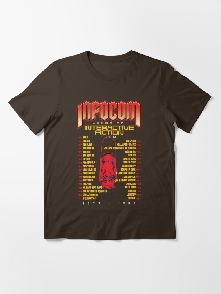 Thumbnail 3 of 7, Essential T-Shirt, Infocom: Lords of Interactive Fiction designed and sold by aaronareed.