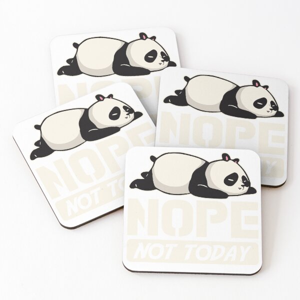 Item preview, Cute Lazy Panda Graphic Nope Not Today Vintage Lazy peoples designed and sold by roboartpixel.