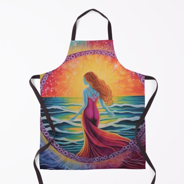 Item preview, Batik style lady in circle at sunset. (2) designed and sold by ArtbyJanineTate.