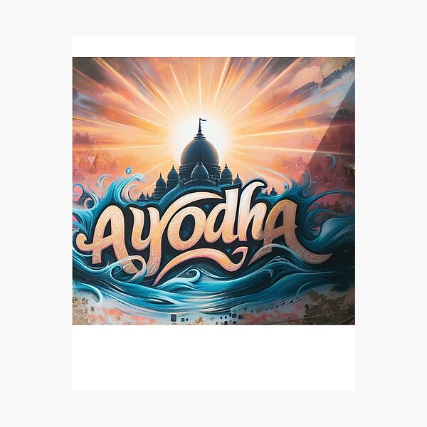 Item preview, Ayodhya - City Grafitti designed and sold by ManiRanganaath.