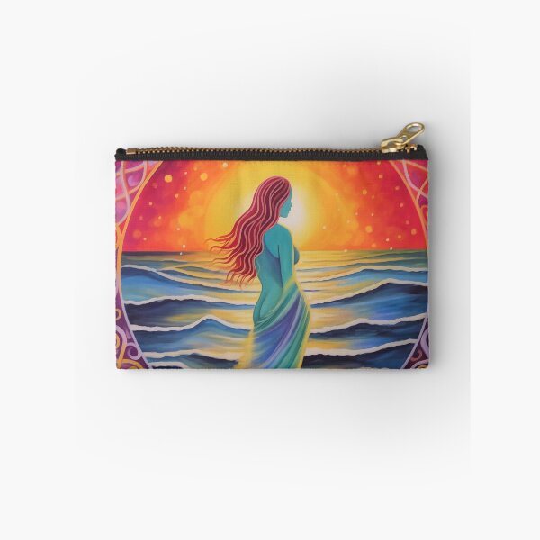 Item preview, Batik style lady in circle at sunset.(1) designed and sold by ArtbyJanineTate.