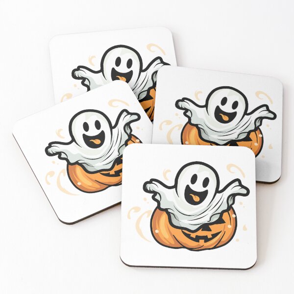 Item preview, Cute ghost with pumpkin designed and sold by nesgalina.