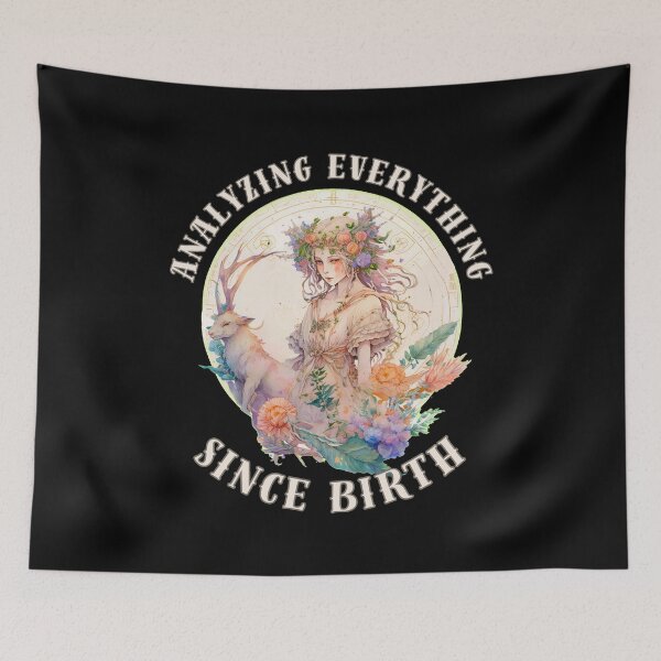Item preview, Analyzing Everything Since Birth. virgo astrological sign designed and sold by ZodiacWonders.