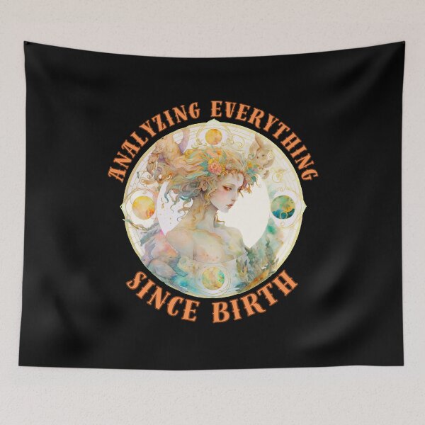 Item preview, Analyzing Everything Since Birth. virgo characteristics designed and sold by ZodiacWonders.