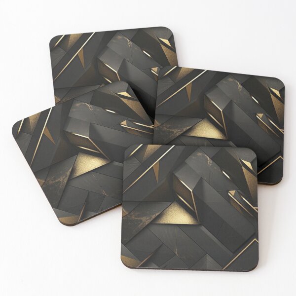 Item preview, Black and Gold Geometric Elegance designed and sold by CulinaryCenter.