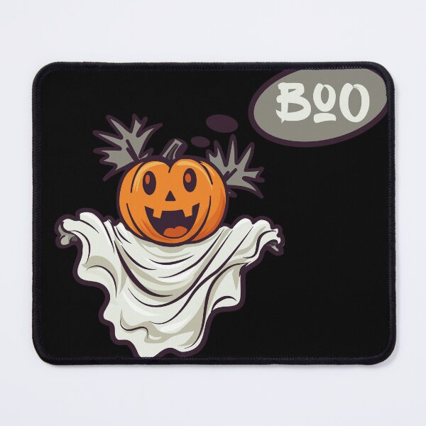 Item preview, Cute ghost with pumpkin head and Boo word designed and sold by nesgalina.