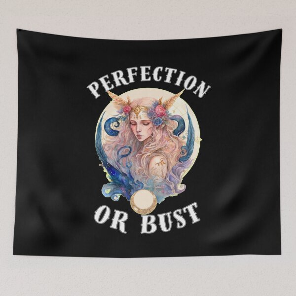 Item preview, Perfection Or Bust. virgo birthday designed and sold by ZodiacWonders.