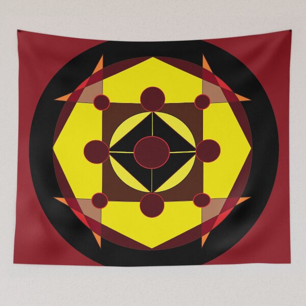 Item preview, Graphic Circle in Reds and Yellows designed and sold by nopemom.