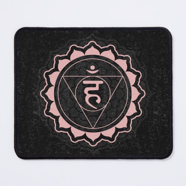 Item preview, Throat Chakra Mandala - Coal + Rose designed and sold by Irene Estelle.