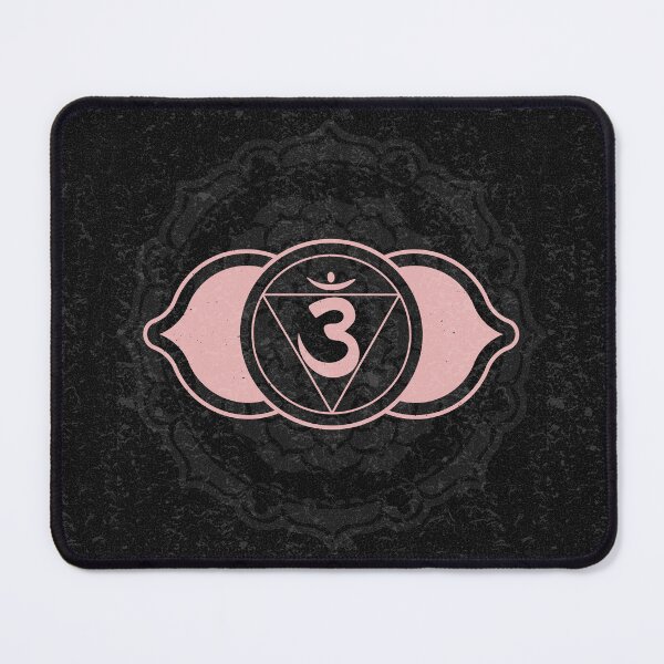 Item preview, Third Eye Chakra Mandala - Coal + Rose designed and sold by Irene Estelle.