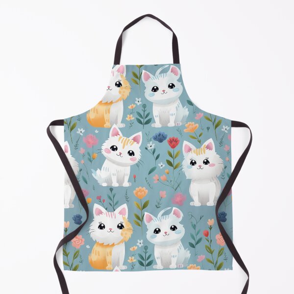 Item preview, Charming kitten pattern designed and sold by TrPatternLab.