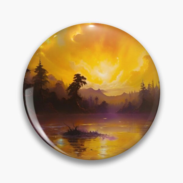 Item preview, Wonderful Sunset on Sumkinda Lake designed and sold by Ethereal-Canvas.