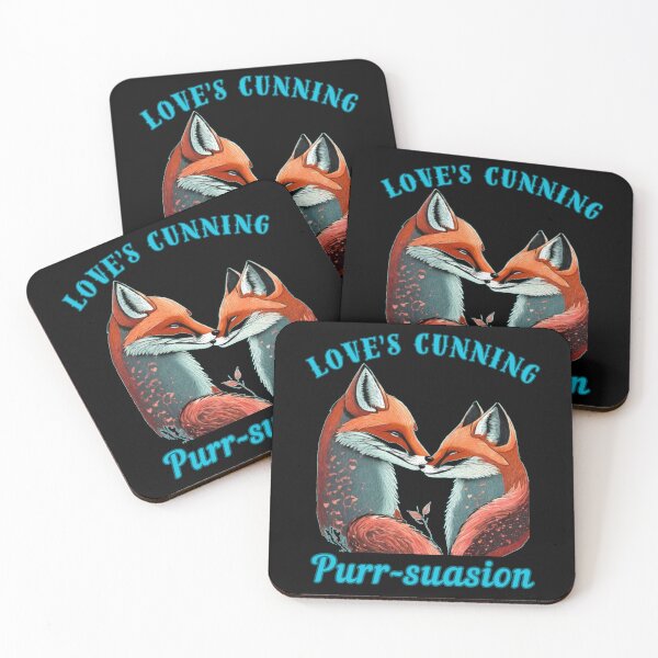 Item preview, Love's Cunning Purr-suasion. vintage fox designed and sold by FoxVibes.