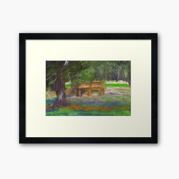A Chair in a Park, 2008 Framed Art Print