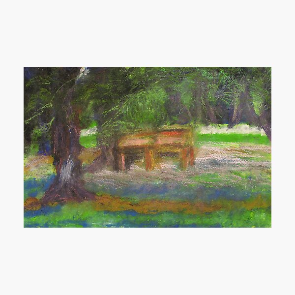 A Chair in a Park, 2008 Photographic Print