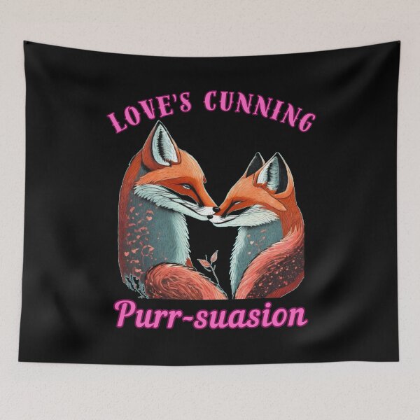 Item preview, Love's Cunning Purr-suasion. fox foxes designed and sold by FoxVibes.