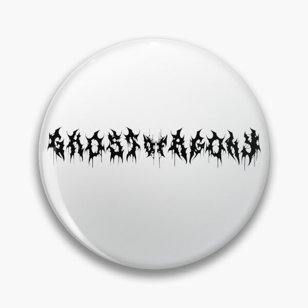 Item preview, Ghost of Agony Black Logo White Background 2 designed and sold by GhostOfAgony.