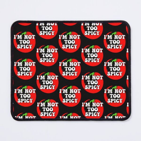 Item preview, I'M NOT TOO SPICY: Chili Pepper Contour in Red, White, and Black designed and sold by SplashTastic.