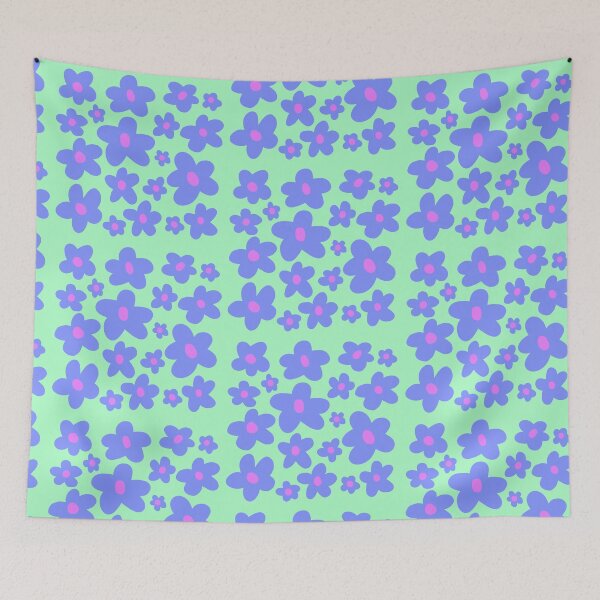 Item preview, Groovy flowers pattern designed and sold by hxlly97.