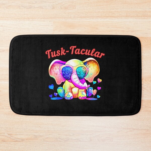 Item preview, Tusk-Tacular. elephant head designed and sold by ElephantVibes.