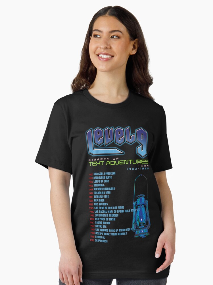 Thumbnail 2 of 7, Essential T-Shirt, Level 9: Wizards of Text Adventures designed and sold by aaronareed.