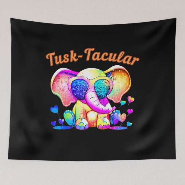 Item preview, Tusk-Tacular. surreal elephant designed and sold by ElephantVibes.