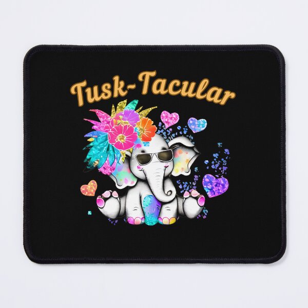 Item preview, Tusk-Tacular. adorable elephant designed and sold by ElephantVibes.