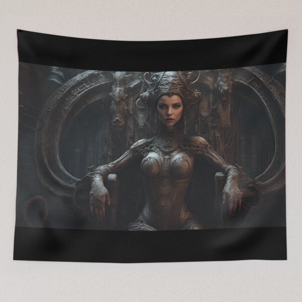 Item preview, Gothic Princess on her Throne designed and sold by centaurius21.