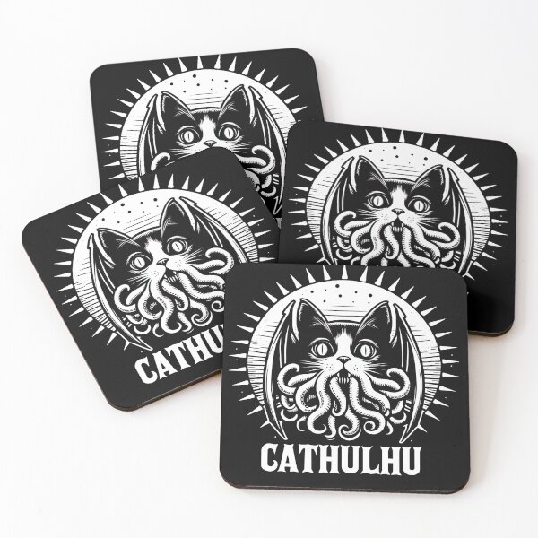Item preview, Cathulhu Fun Cat Cthulhu Horror designed and sold by SpookshowDesign.