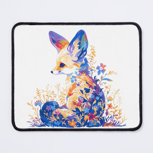 Item preview, Abstract Flowery Botanical Fennec Fox designed and sold by Tabble-Dabble.