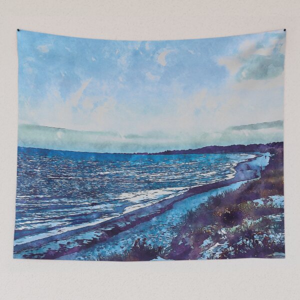 Item preview, North Sea: A touch of summer on the beach (full screen) designed and sold by Ink-Kreativ.